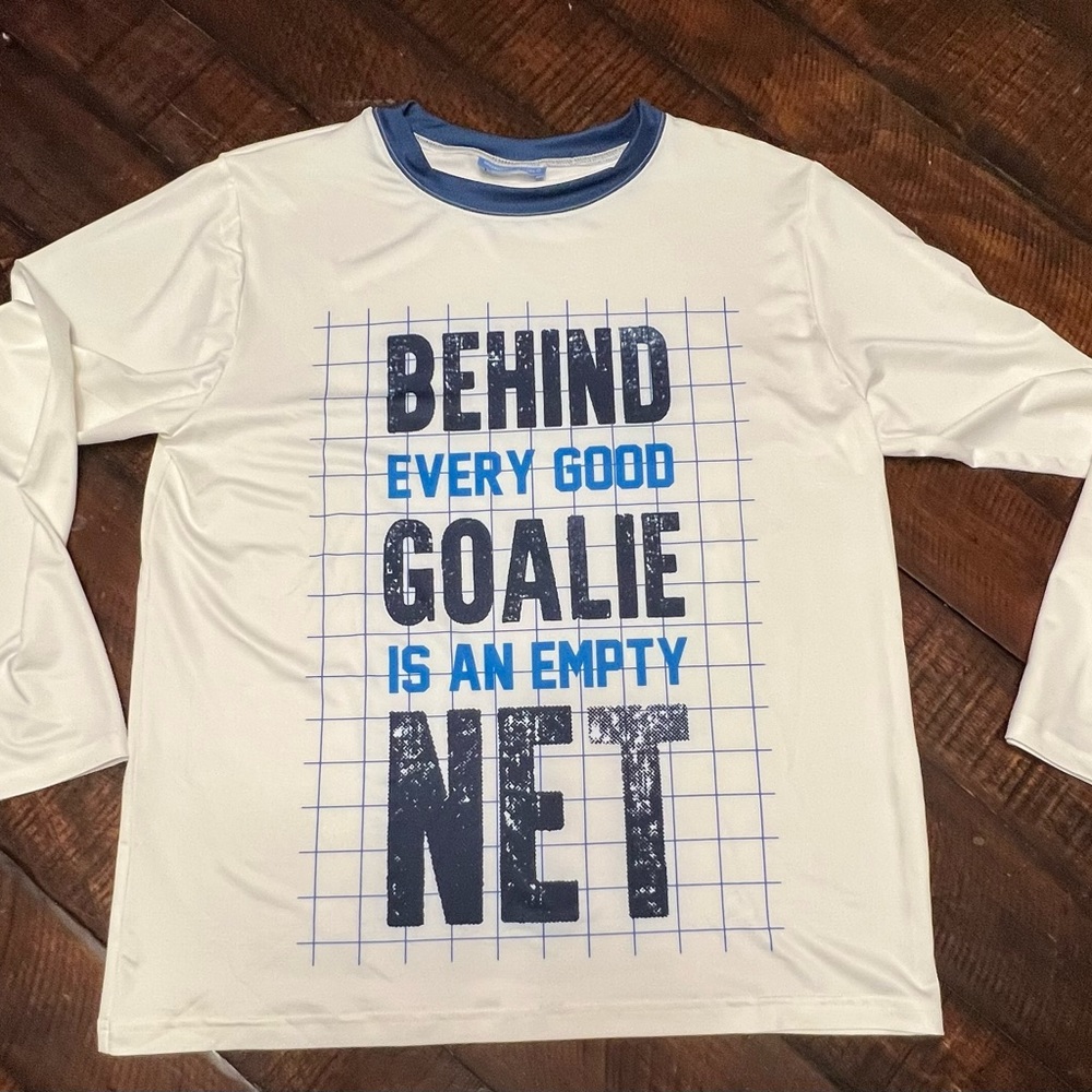 Long Sleeve Soccer Theme - Adult Small